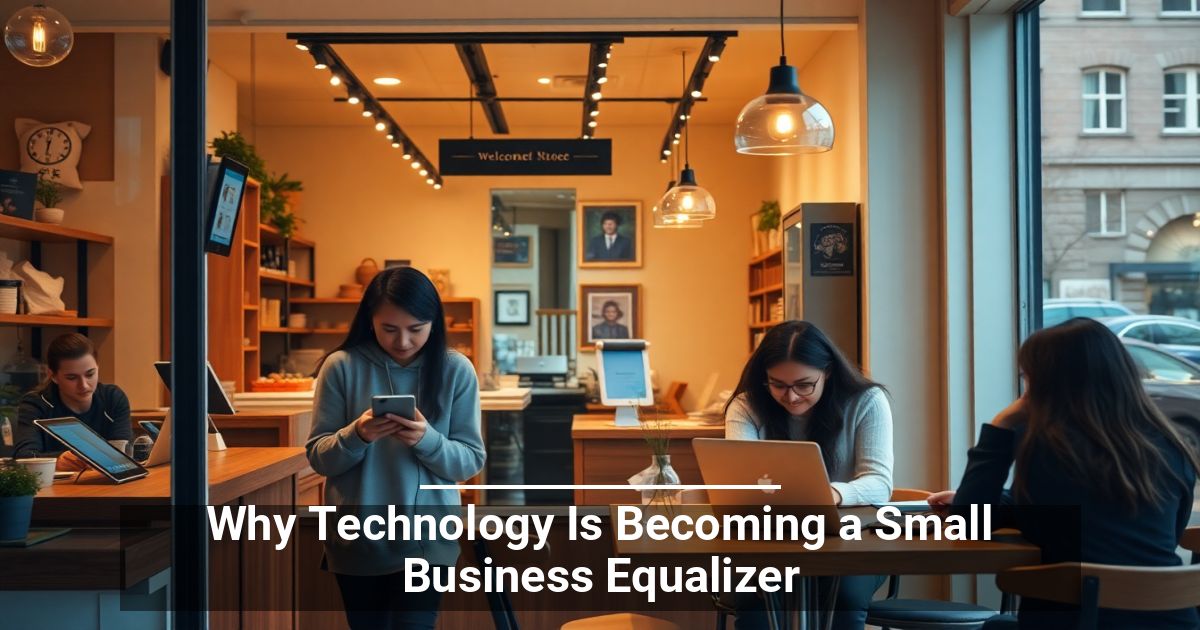 Why Technology Is Becoming a Small Business Equalizer